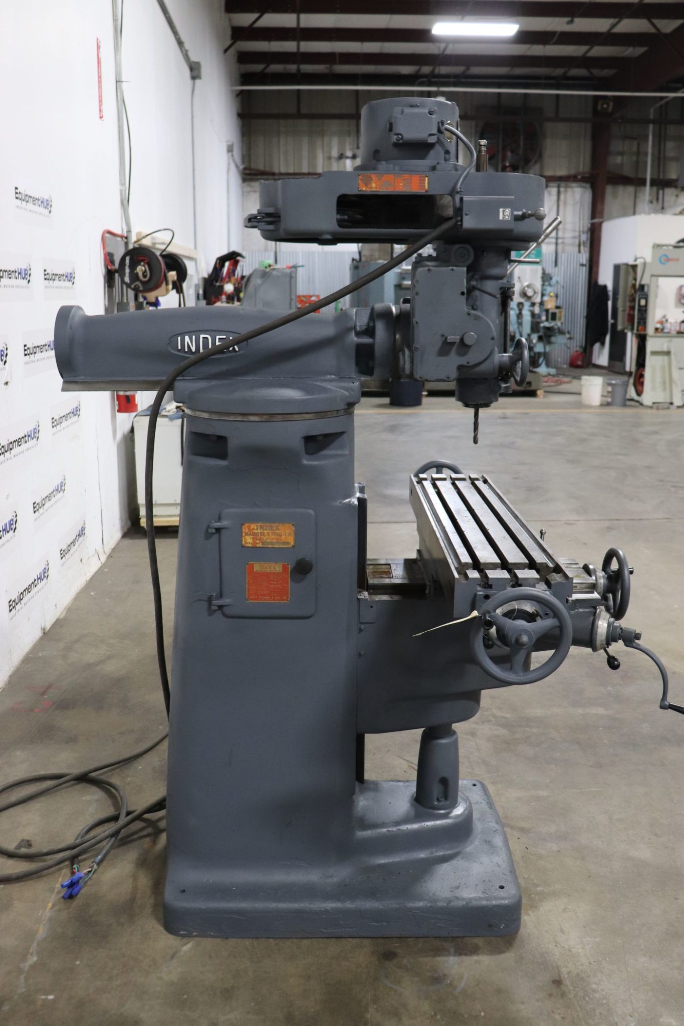 Index Wells 645 9" x 40" Vertical Milling Machine The Equipment Hub