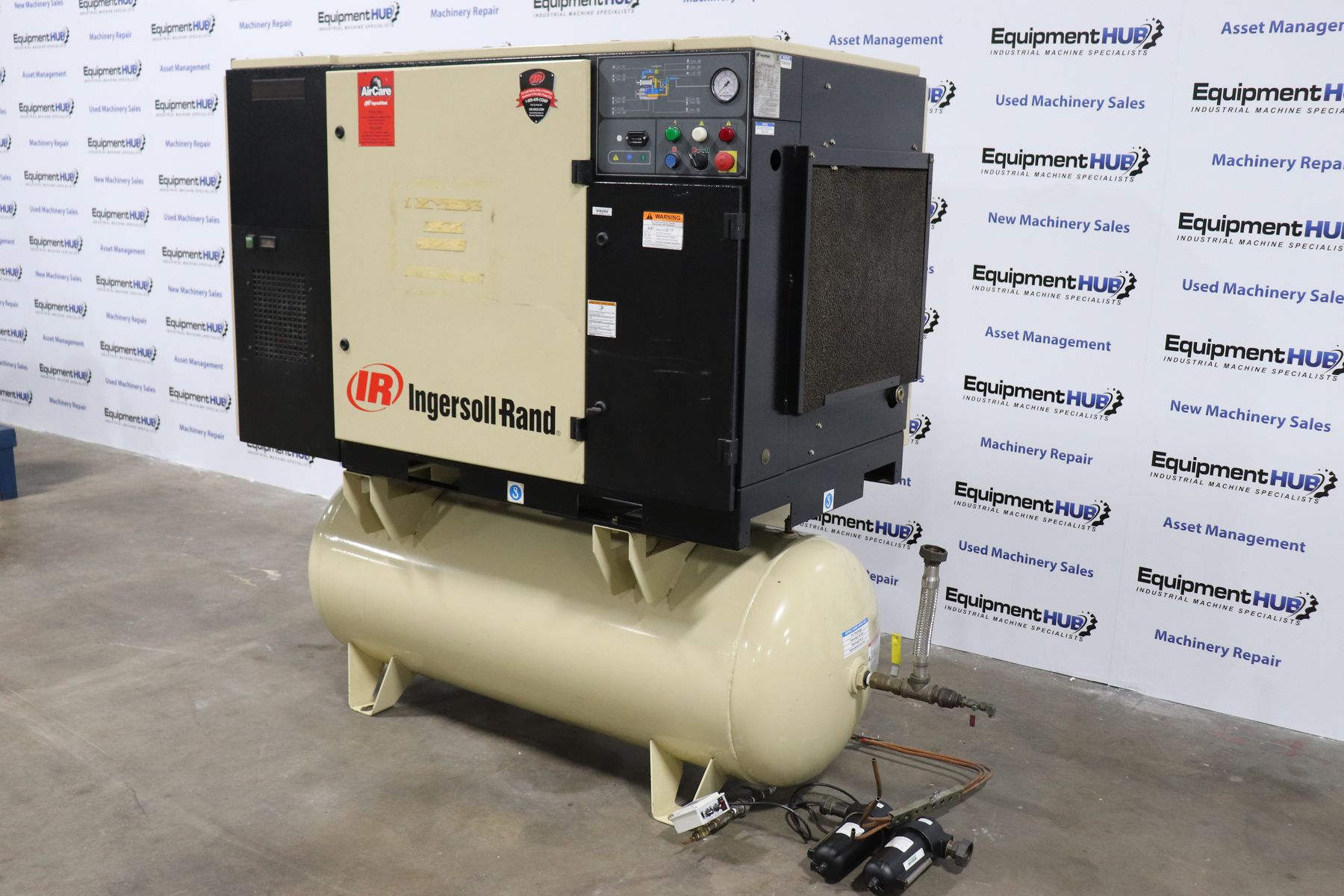 Ingersoll Rand SSR UP6-25-125 25HP Rotary Screw Air Compressor w/ Air ...