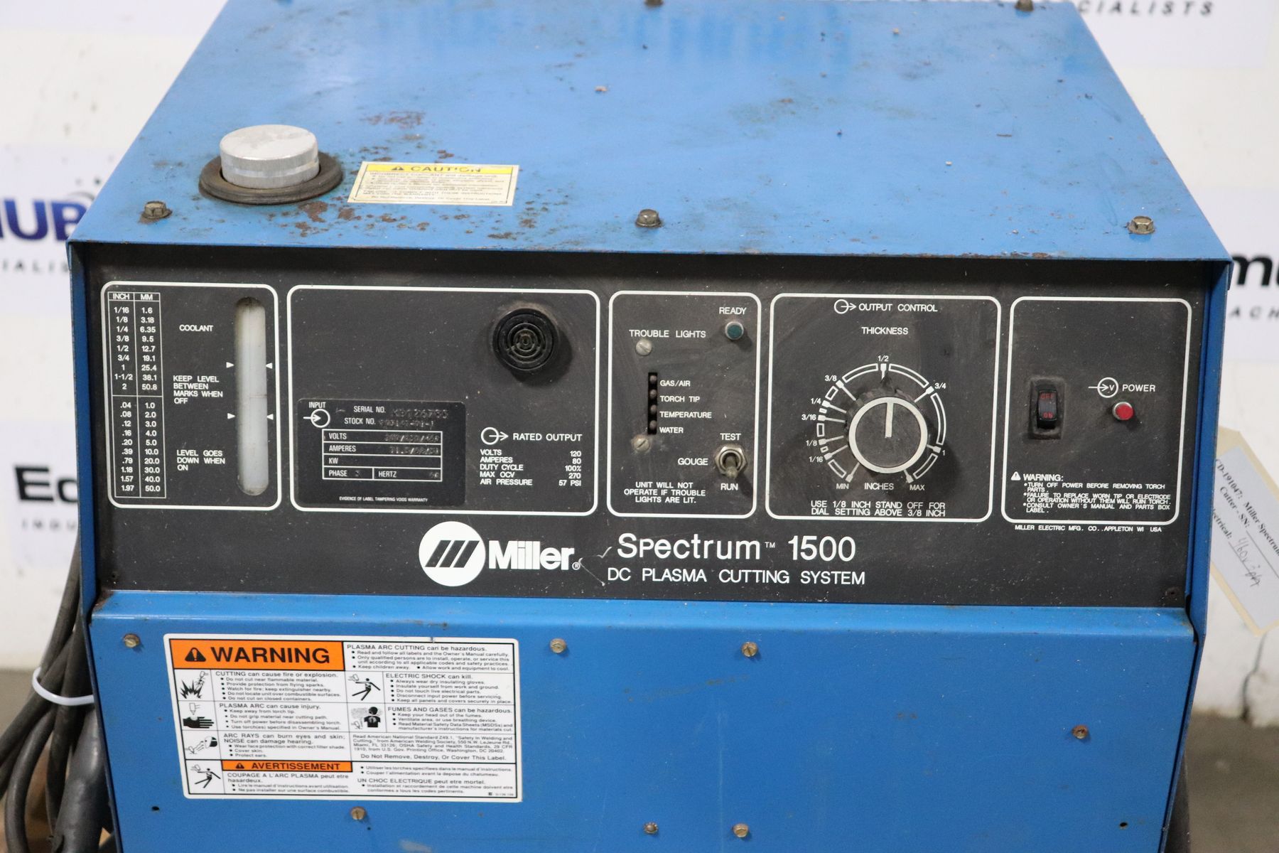 Miller Spectrum 1500 DC Plasma Cutting System The Equipment Hub