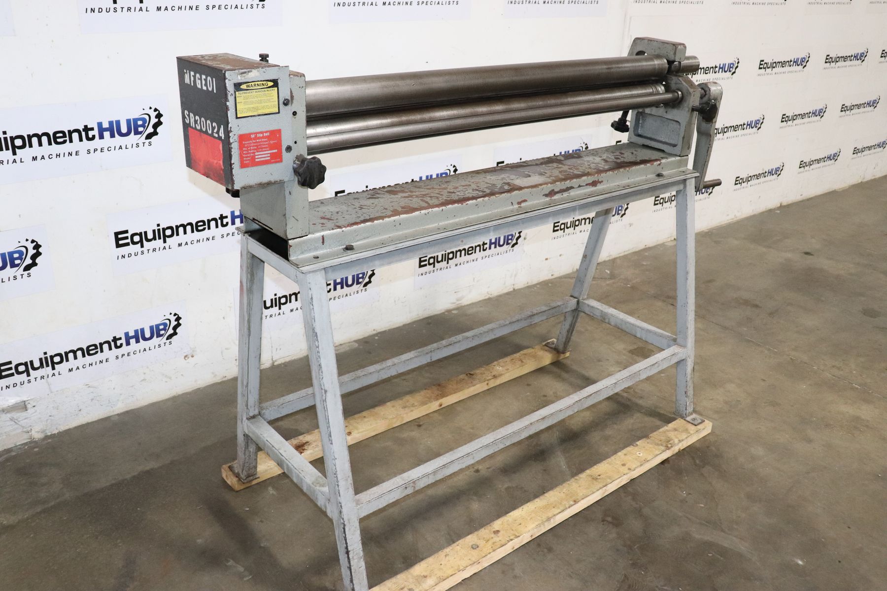 Enco 1305501 50" x 16 Gauge Manual Slip Roll w/ Stand The Equipment Hub