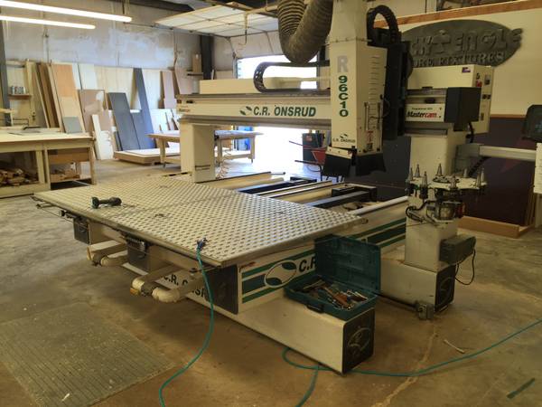 CR Onsrud 96-C10 5' x 8' Dual Table CNC Router