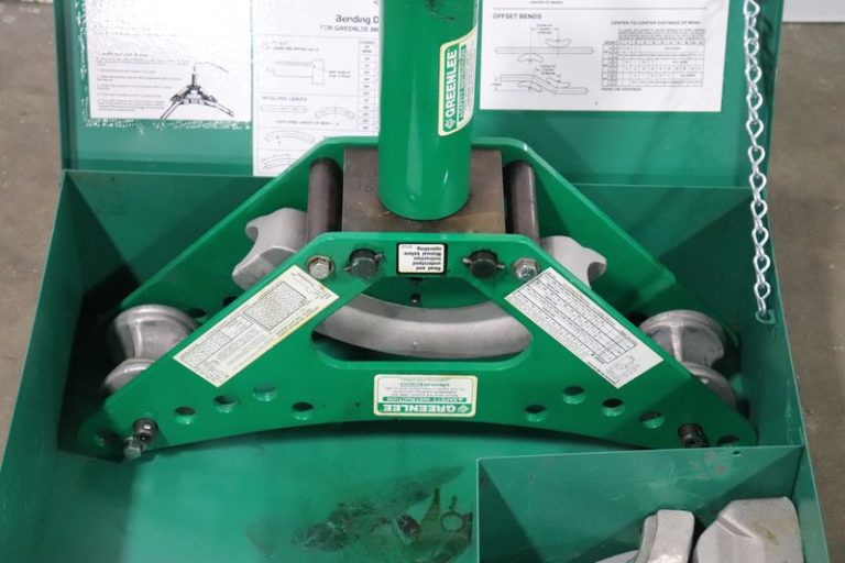 Greenlee 880 1/2" Thru 2" Rigid One-Shot Hydraulic Conduit Bender - The ...