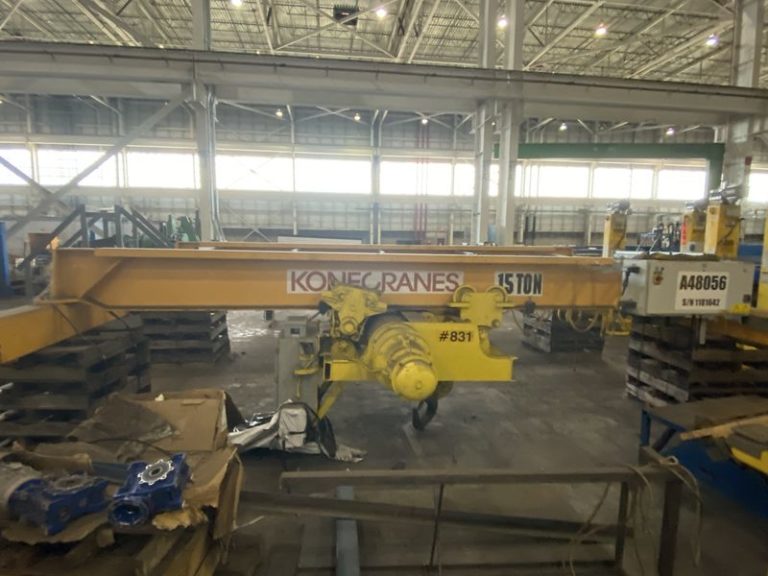 Kone 15 Ton 20' Overhead Power Bridge Crane w/ Hoist The Equipment Hub