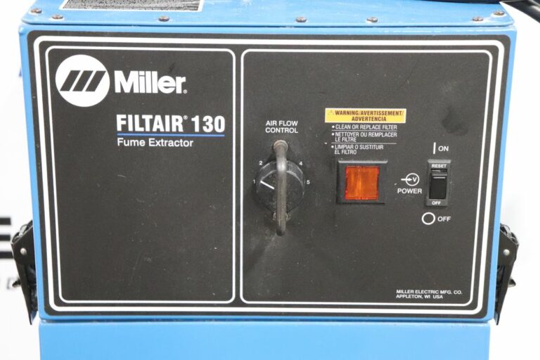 Miller Filtair 130 Portable Fume Extractor The Equipment Hub