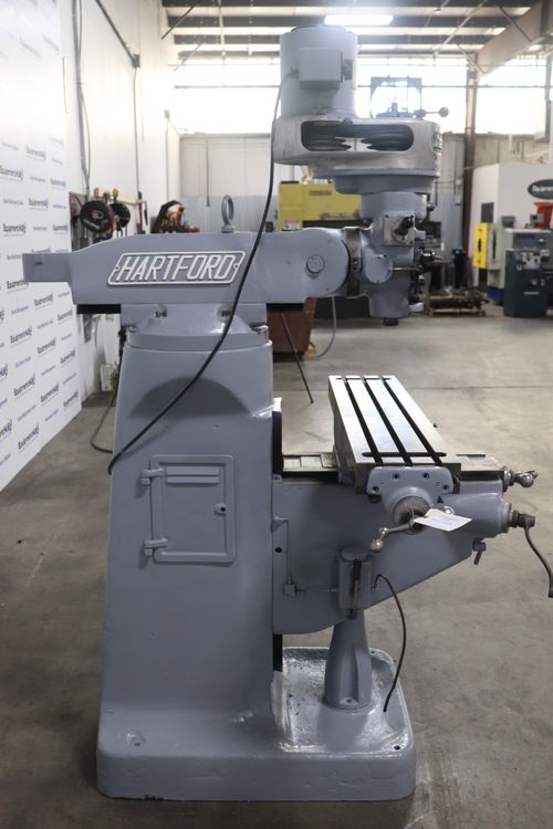 HARTFORD Vertical Milling Machine Owner Instructions & Parts Manual – Model 0940