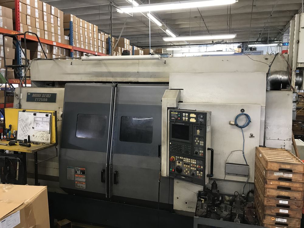 Mori Seiki ZT2500Y CNC Live Tool 4 Axis Twin Turret Lathe - The ...