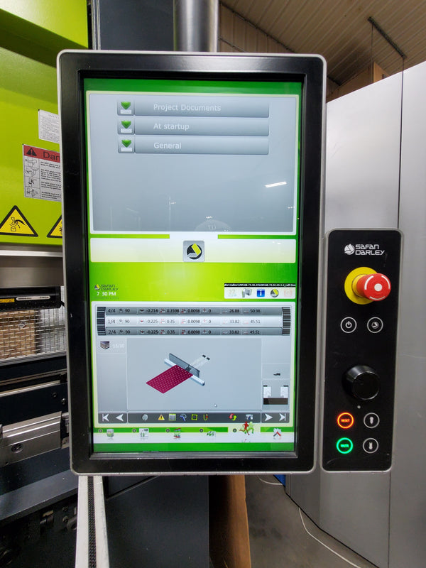 Safan E502050 55 Ton x 6' Electric Press Brake (2018) The Equipment Hub