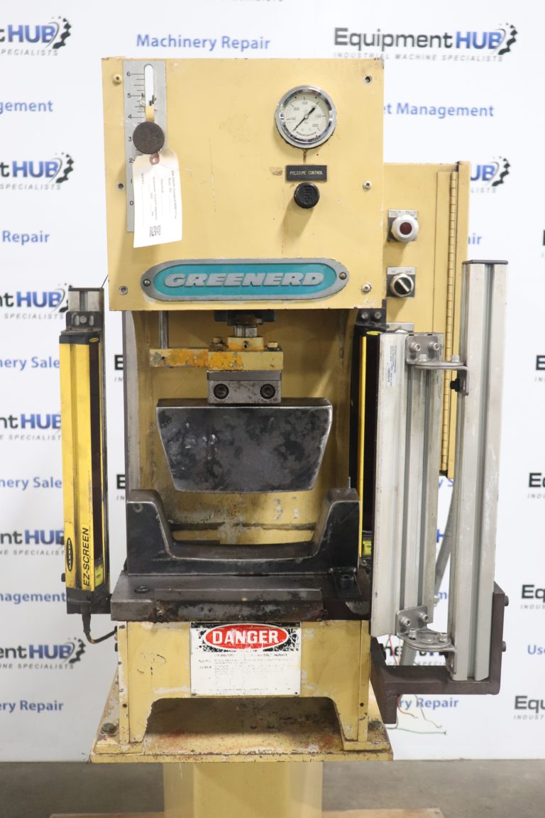 Greenerd HPB5 5 Ton CFrame Hydraulic Press w/ Safety Curtains The