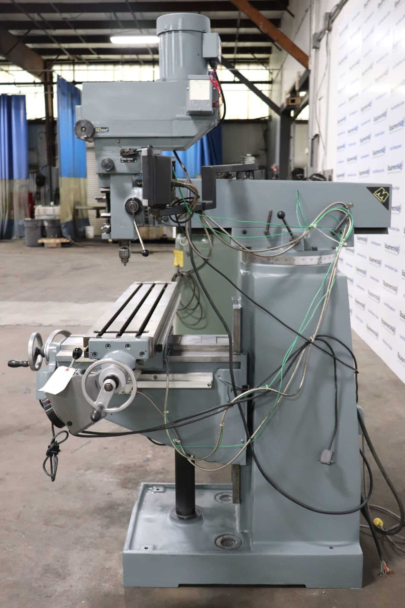 Supermax YCM16VS 9" x 49" Variable Speed Vertical Milling Machine, Acu