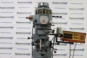 Supermax YC-1 1/2 VS 9″ x 42″ Vertical Milling Machine, DRO, Power feeds