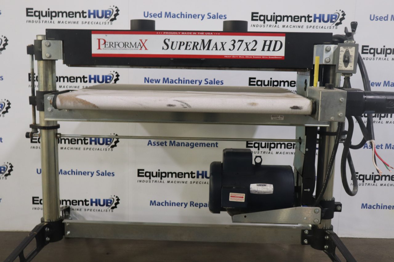 Performax Supermax 37x2 HD 37" Double Head Drum Sander The Equipment Hub