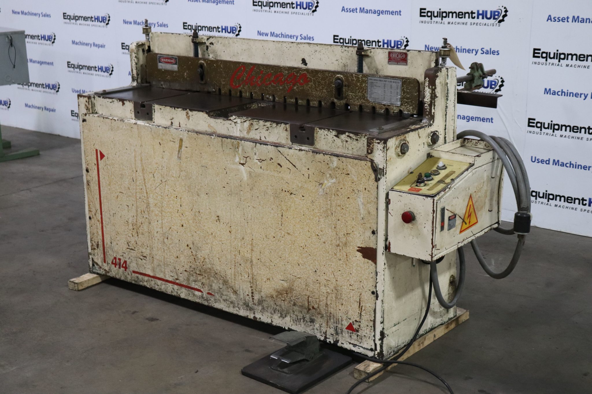 Chicago Dreis And Krump Hs414 52 X 14 Gauge Hydraulic Shear The