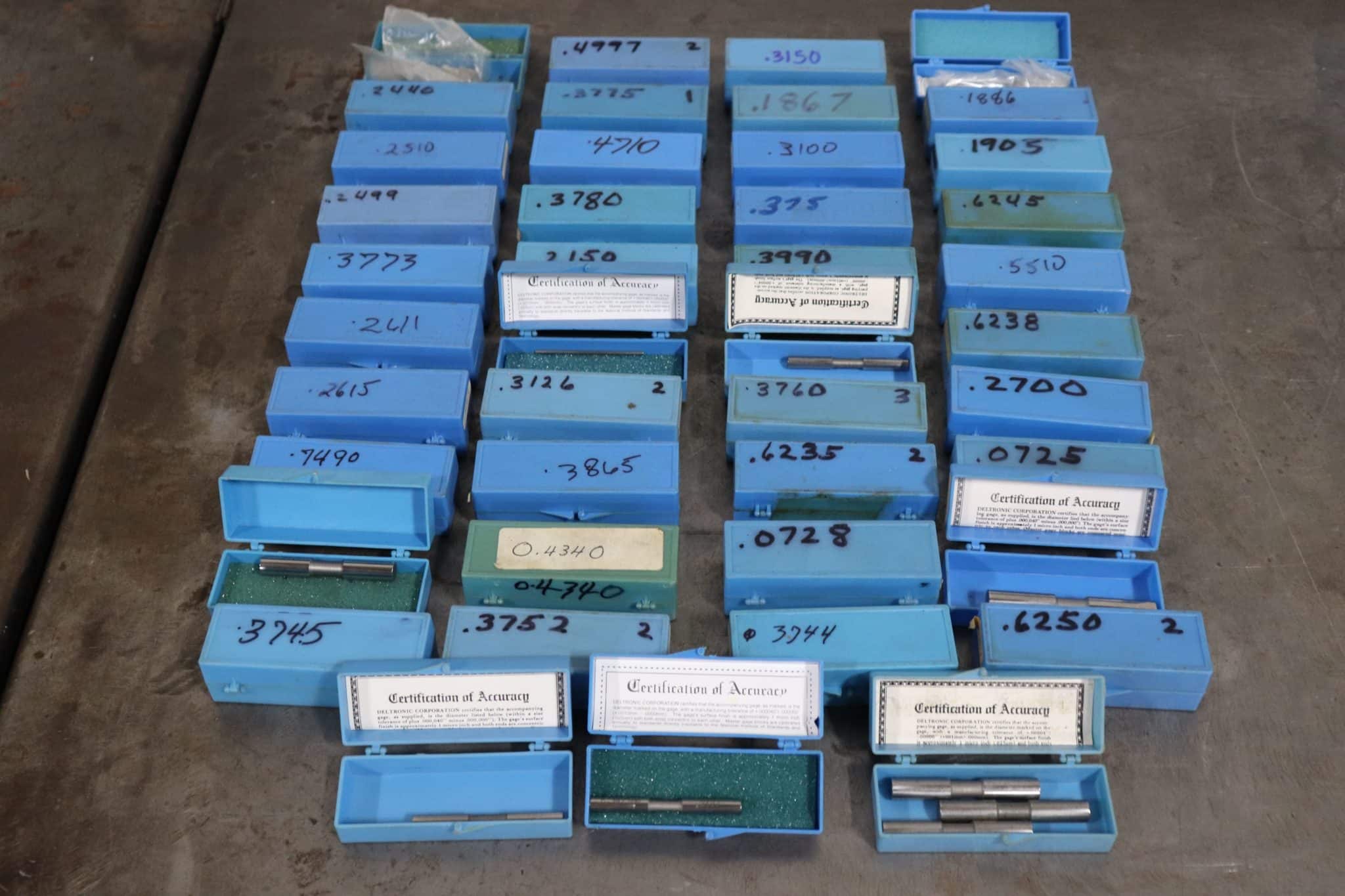 Large Assortment of Inspection Pin Gage Gauges The Equipment Hub