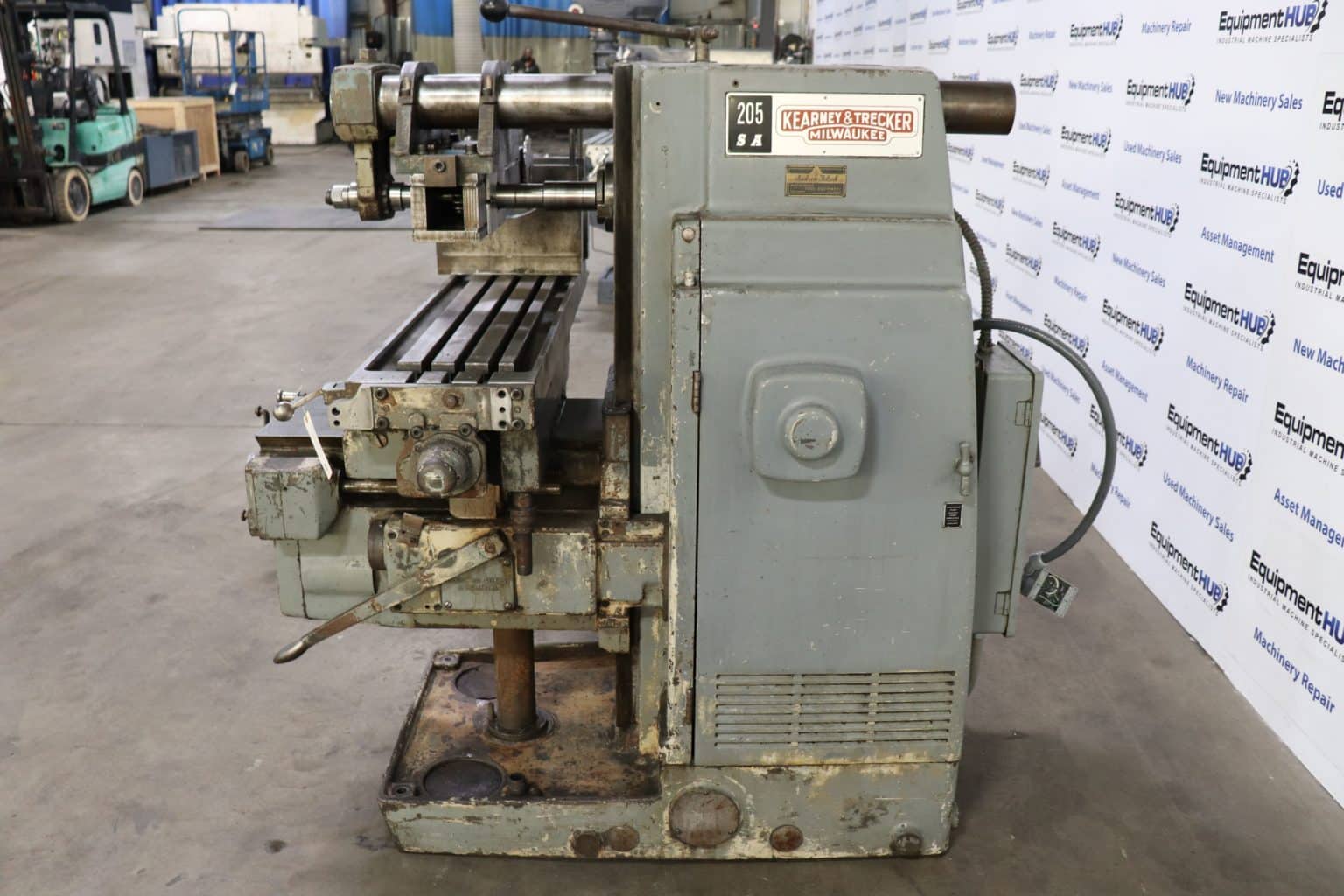 Kearney & Trecker Milwaukee 205 SA 50" x 12" Horizontal Milling Machine The Equipment Hub