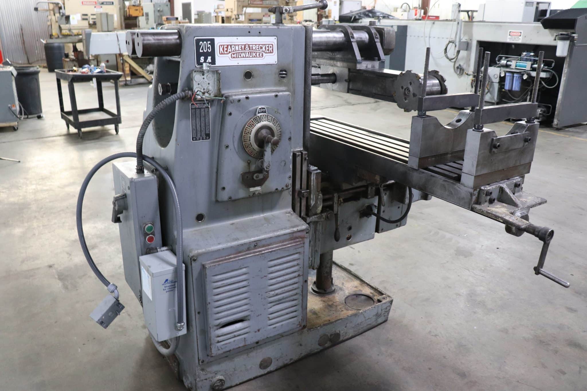 Kearney & Trecker Milwaukee 205 SA 50" x 12" Horizontal Milling Machine The Equipment Hub
