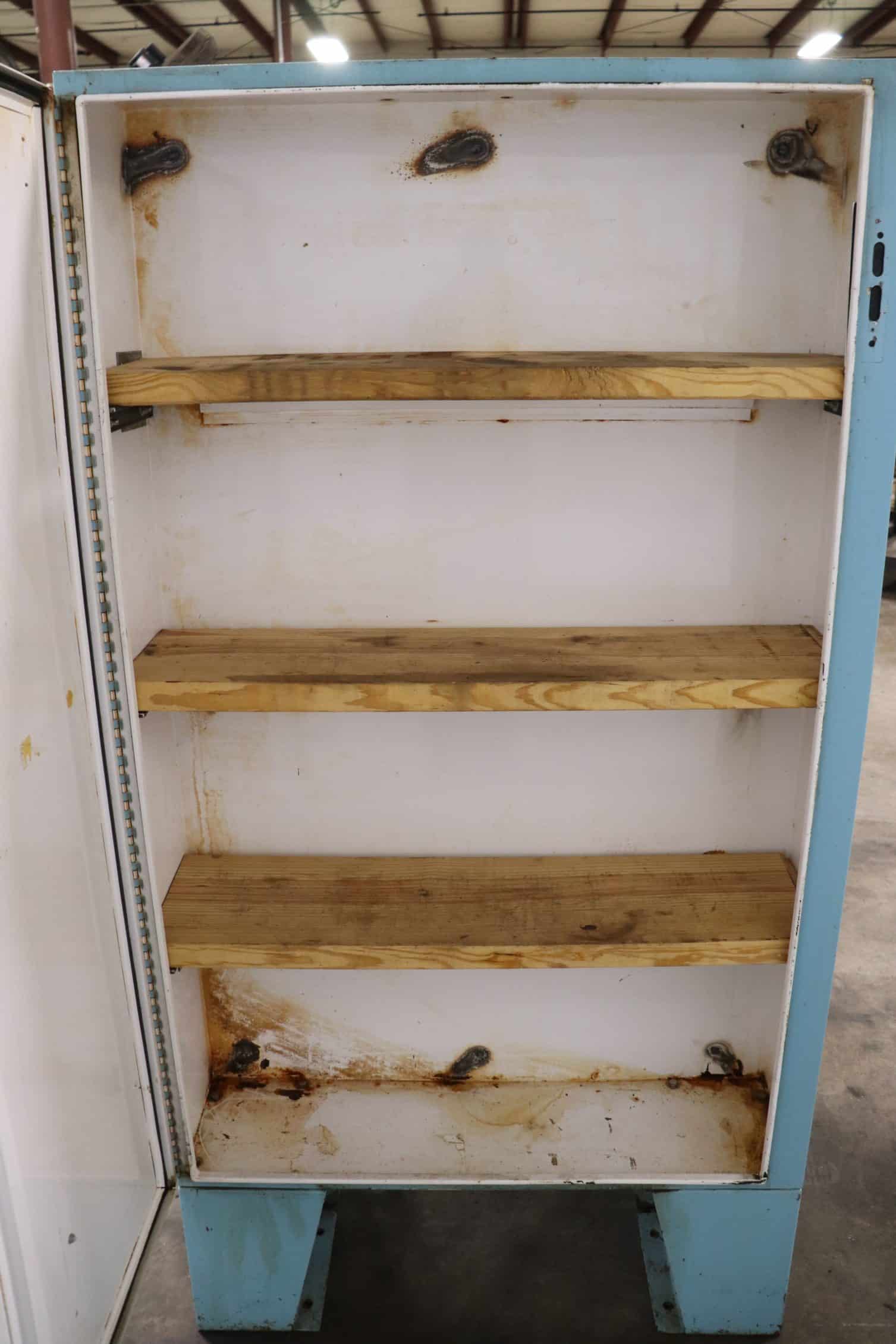 (2) Metal Storage Shelving Cabinets - The Equipment Hub