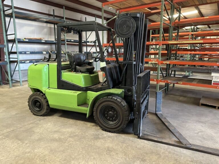 Clark CGP50 LP 10,000 LB Capacity Forklift with Extenders The