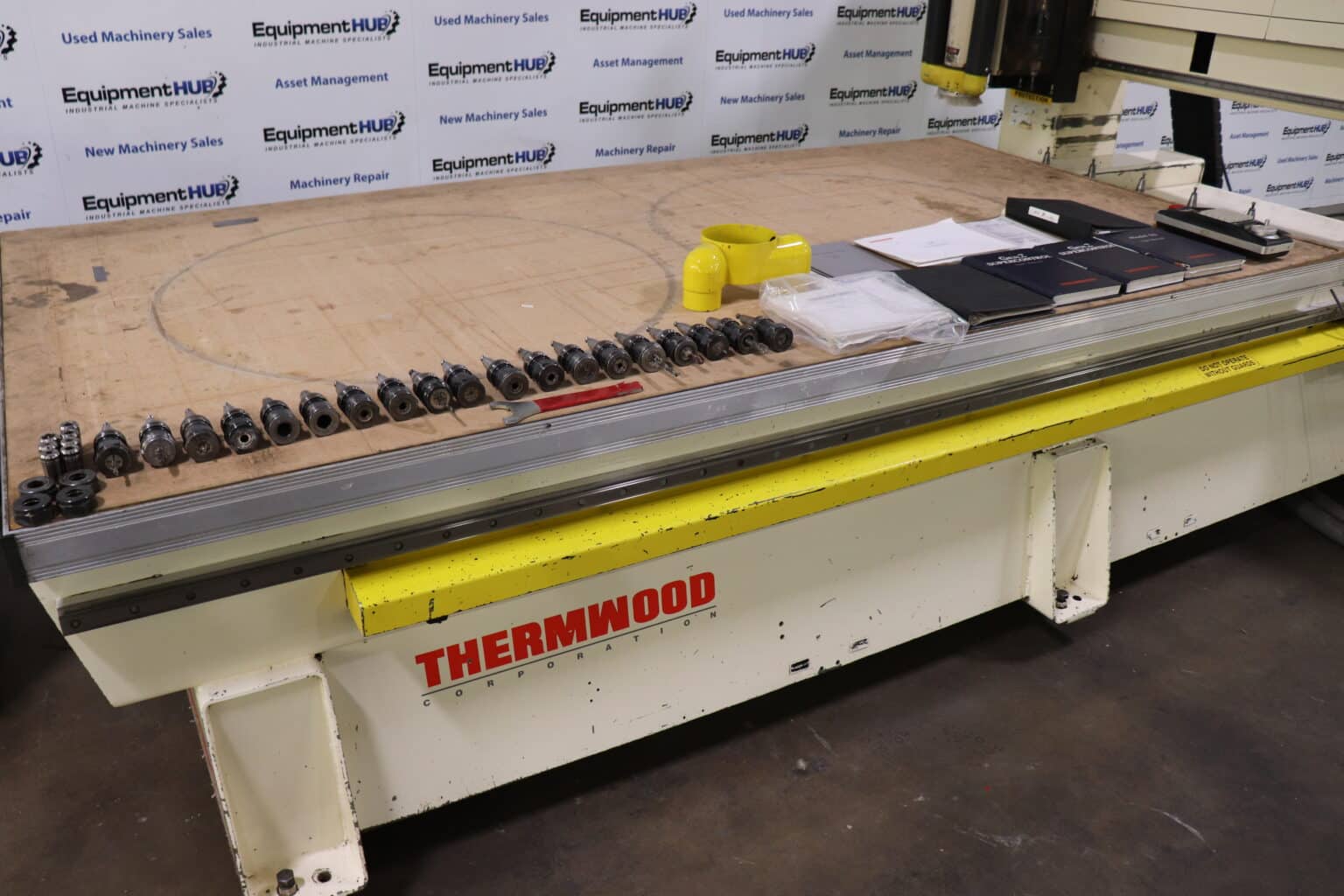 C53 Router Rear Thermwood C53 5' x 10' CNC Router w/ 40HP Vacuum Pump - The Equipment Hub