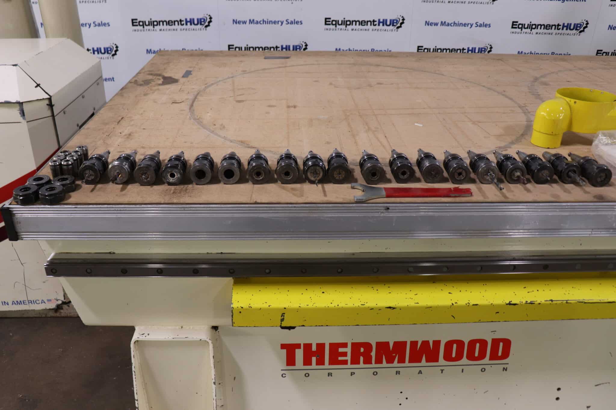 C53 Router Rear Thermwood C53 5' x 10' CNC Router w/ 40HP Vacuum Pump - The Equipment Hub