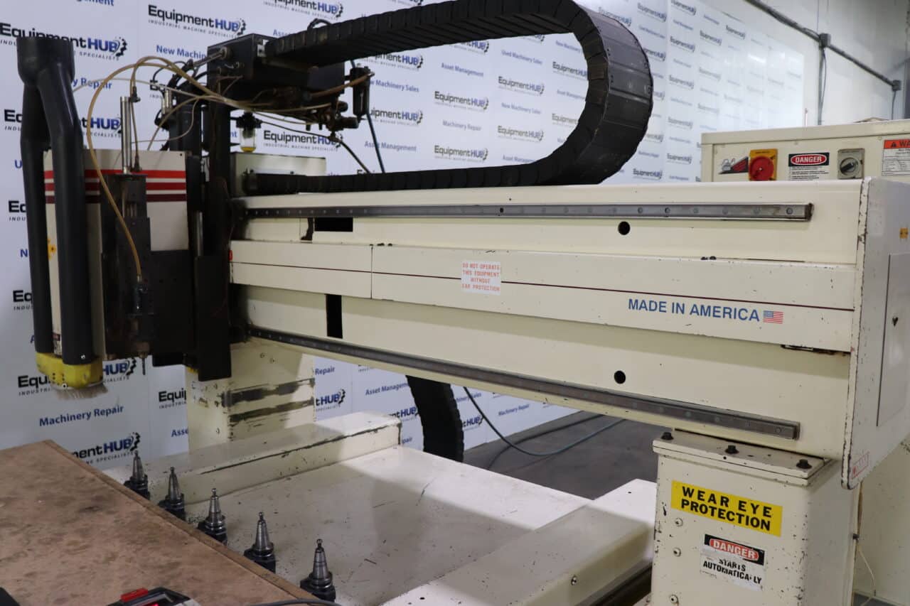 C53 Router Rear Thermwood C53 5' x 10' CNC Router w/ 40HP Vacuum Pump - The Equipment Hub