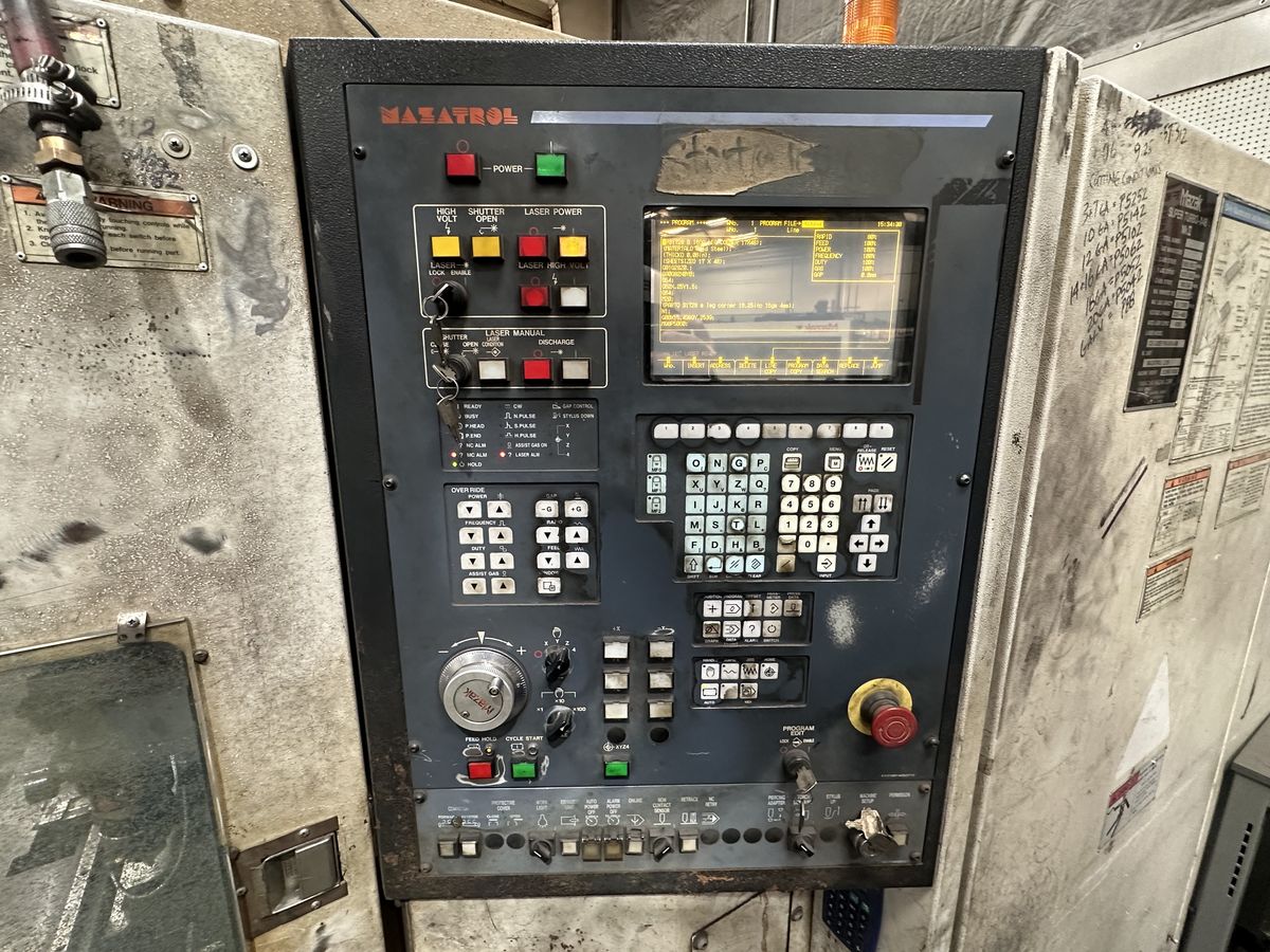 MAZAK SUPER TURBO-X48 Mk II 4'x8' 4000 Watt CO2 Laser | eBay