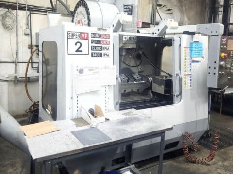 HAAS VF-2SS, TSC, PROBE Vertical Machining Centers (2008)