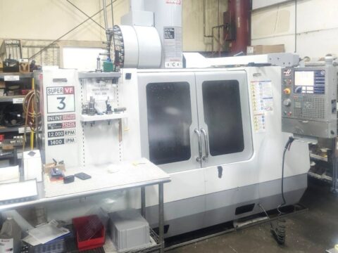 HAAS VF-3SS CNC Vertical Machining Center, TSC, PROBE (2007)