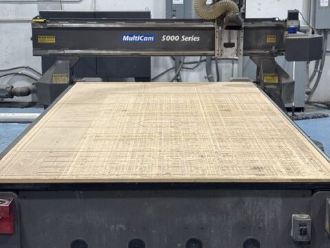 Multicam 5000 Series 5' x 10' CNC Router w/ Vacuum Pump