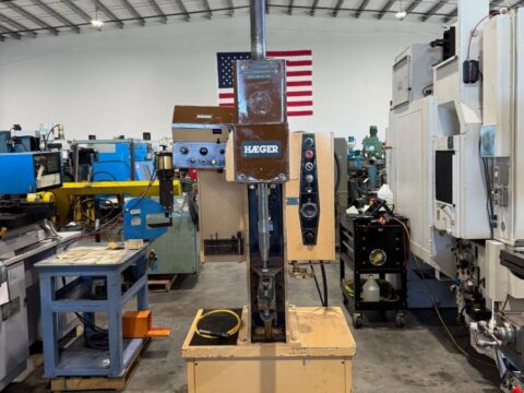 Haeger HP6-B 6 Ton Hydraulic Insertion Press w/ Autofeed Bowl USA