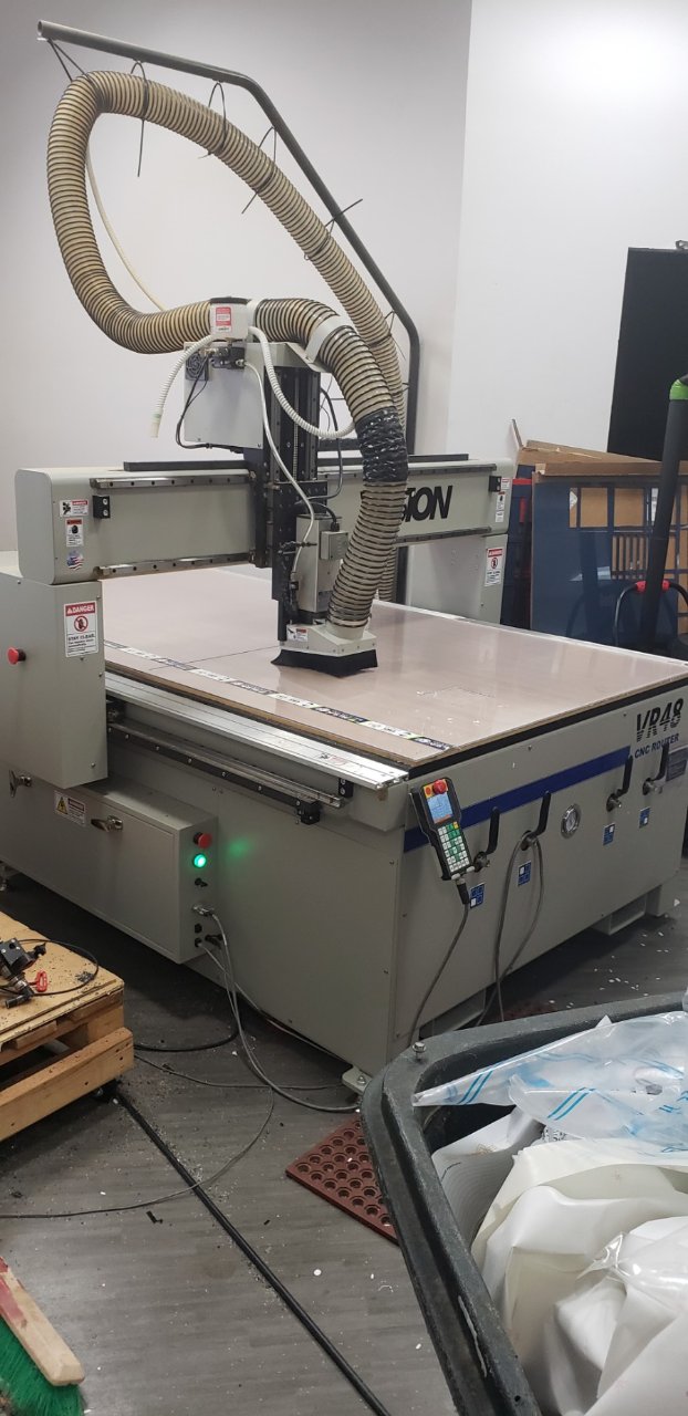 Vision VR48 4'x8' CNC Router w/ Vacuum Pump