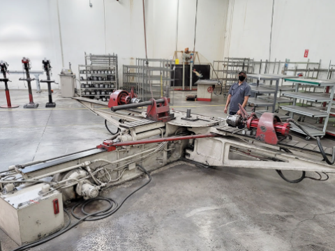 Hufford A-10 Stretch Wrap Forming Machine 17.5 Tons x 65"