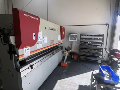 Accurpress 713010 130 Ton x 10' CNC Press Brake with 2-Axis Back Gauge (2011)