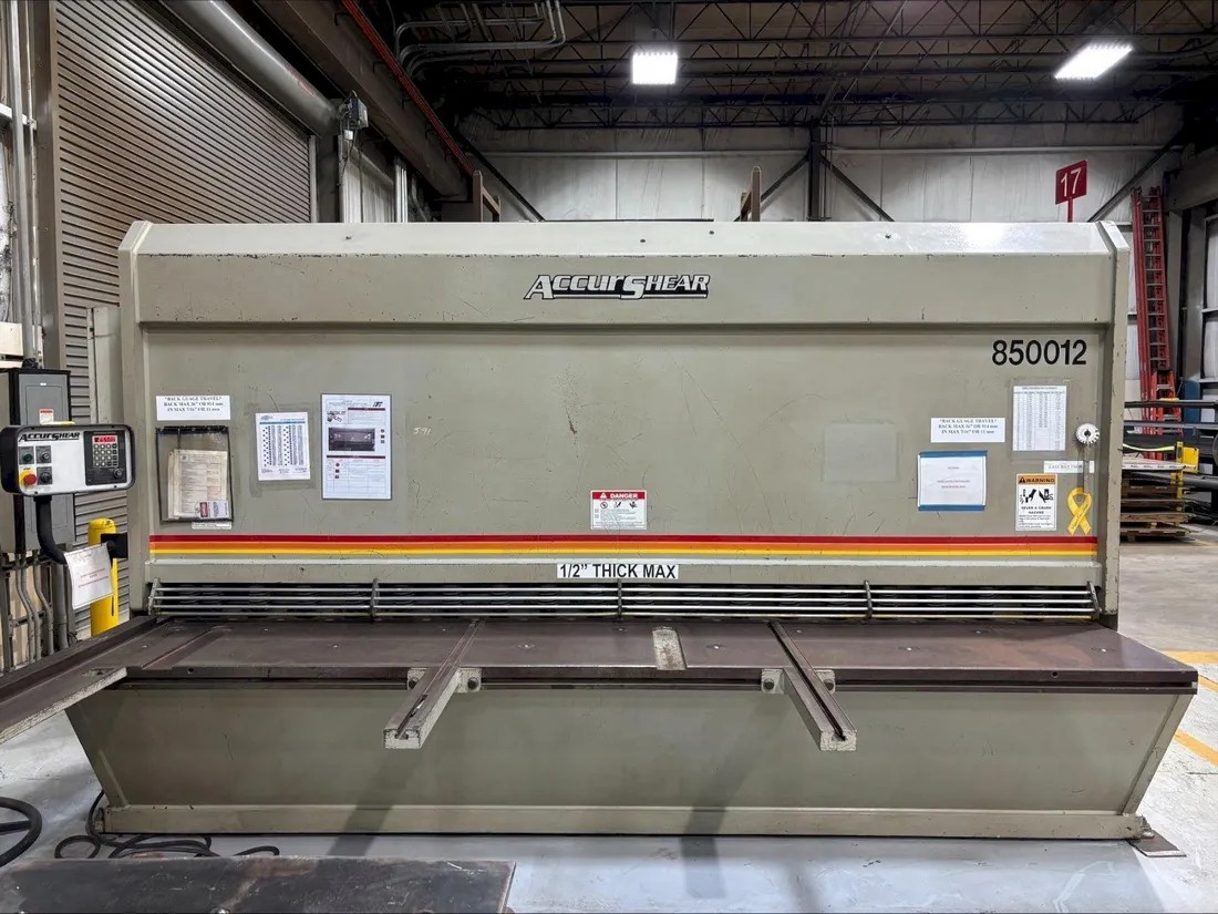 Accurshear 850012 1/2" x 12' Hydraulic Shear