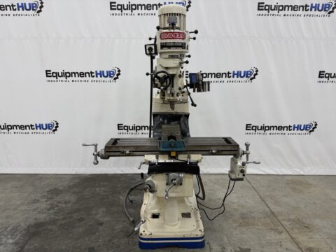 Birmingham BPS-1642 9" x 42" Vertical Milling Machine w/ Power Feed, Machinist Vise