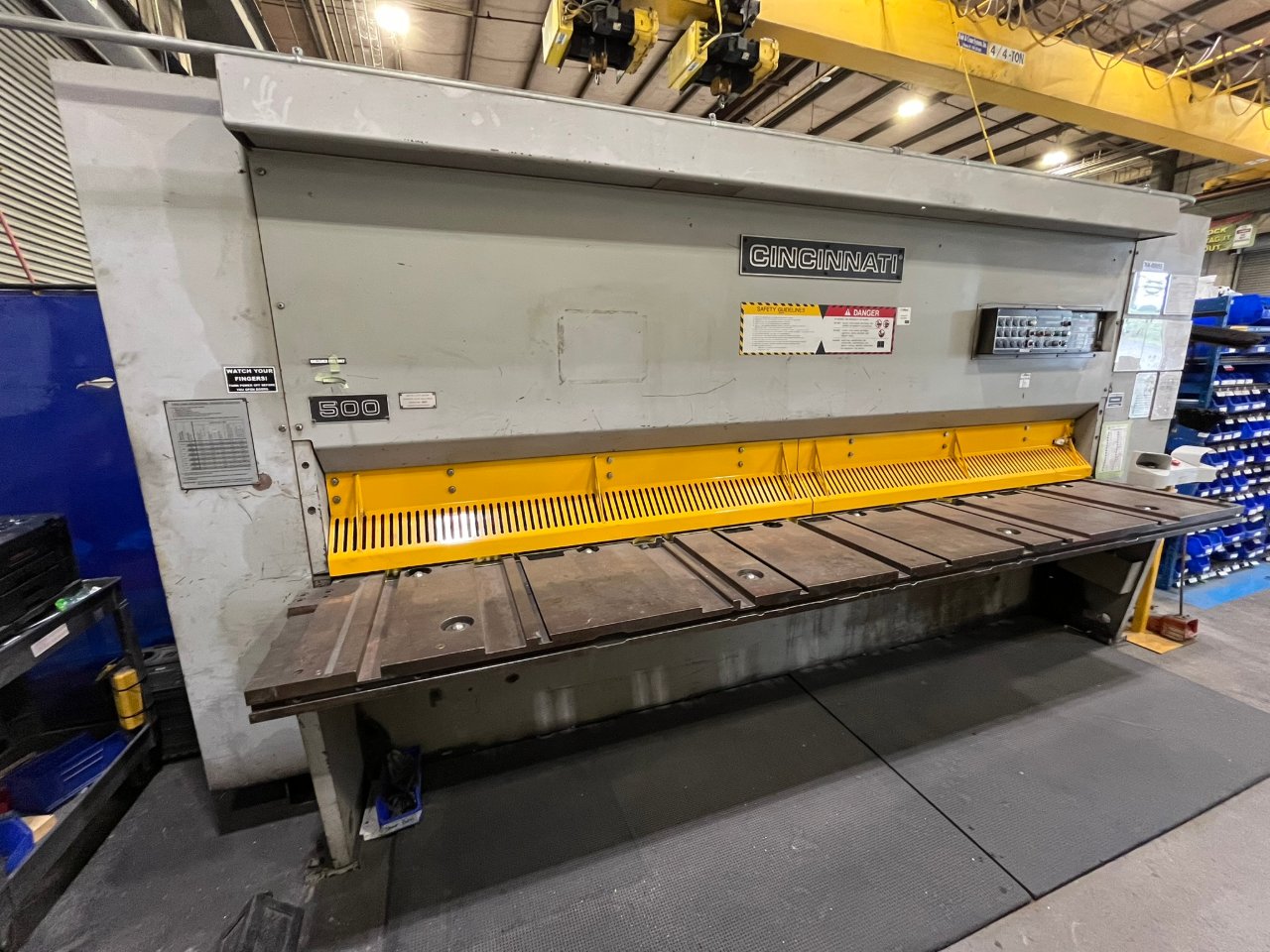 Cincinnati 500HS 1/2" x 12' Hydraulic Plate Shear