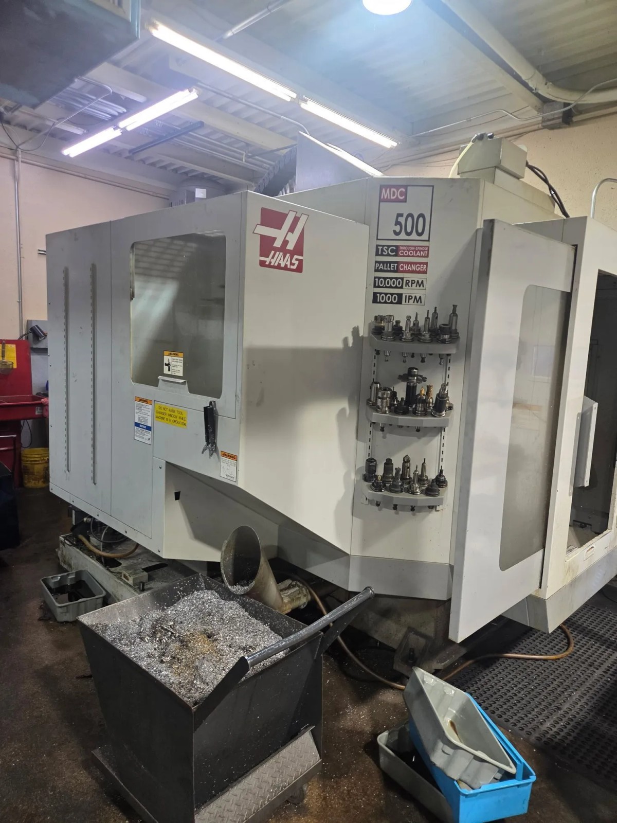 Haas Model MDC 500 CNC Drill Tap VMC w/ Rotary Pallet Changer (2005)