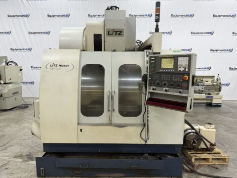 Litz Hitech CV-800 Vertical Machining Center w/ 4th Axis Rotary Table