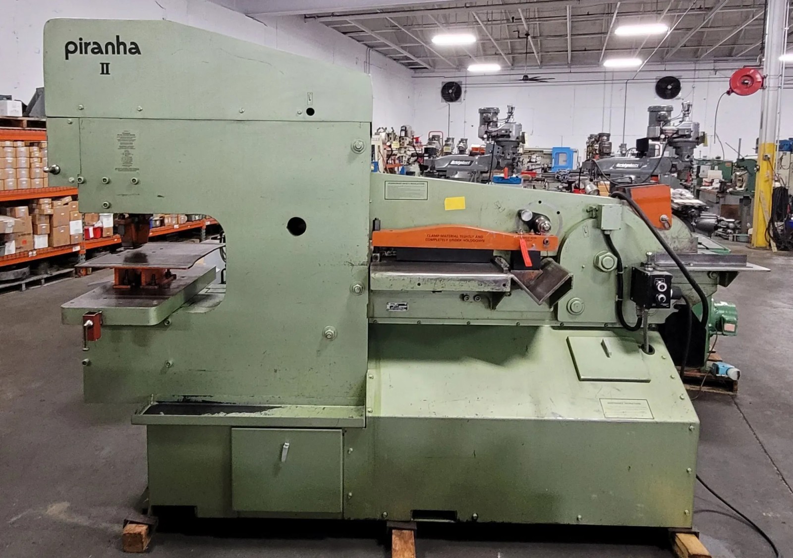 Piranha PII-140 140 Ton Hydraulic Ironworker