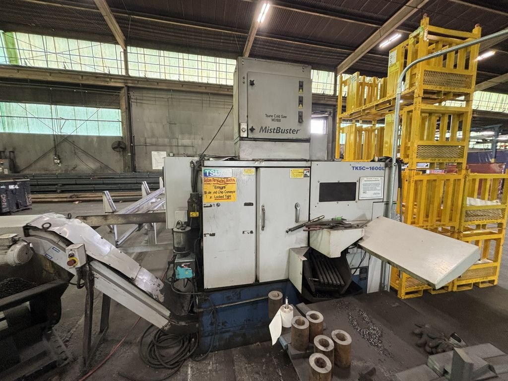 Tsune TK5C-160GL 6" CNC High Speed Cold Saw with Automatic Bar Loader