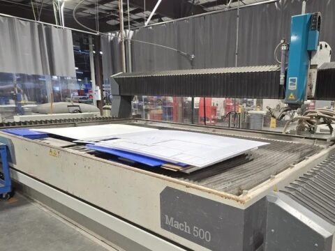Flow Mach 500 4020 XD 6.5' x 13' 5-Axis CNC Waterjet (2020)