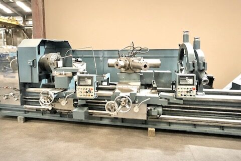 Vantage PB-50 50" x 152" Twin-Carriage Engine Lathe, 9" Spindle Bore