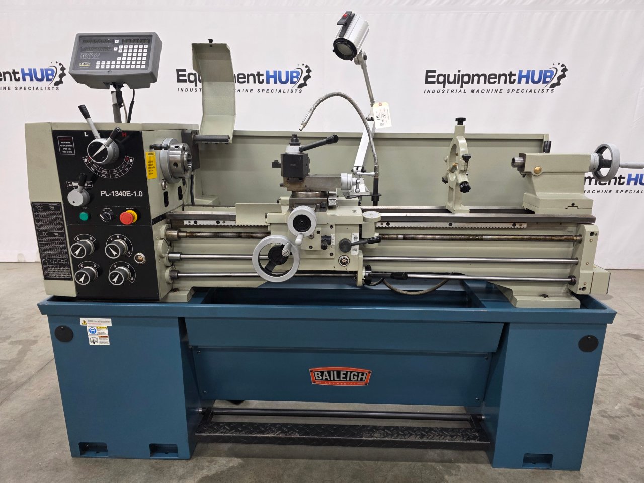 Baileigh PL-1340E-1.0 13" x 40" Engine Lathe w/ DRO (2019)