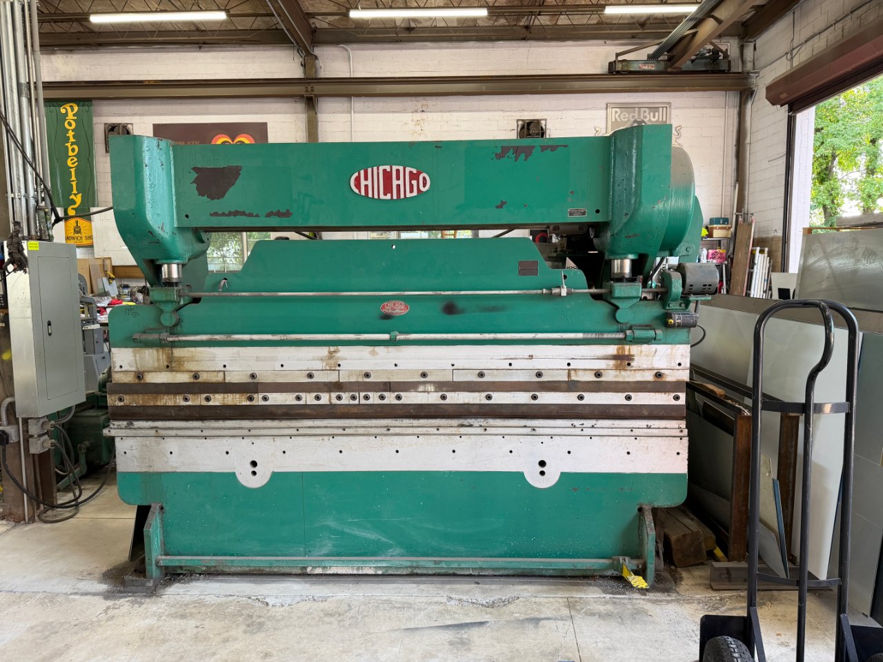 Chicago 14 ga x 10' Press Brake
