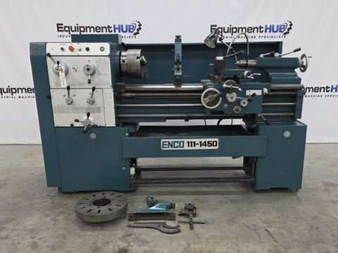 Enco 111-1450 14" x 40" Gap Bed Geared Head Engine Lathe