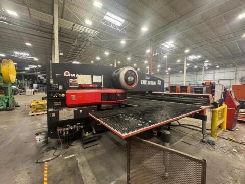 Amada EMK-3610NT 33 Ton Servo Driven CNC Turret Punch