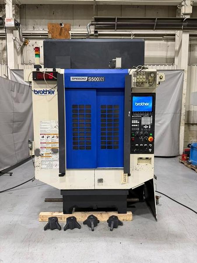 Brother Speedio S500X1 CNC 4-Axis Vertical Machining Center (2015)