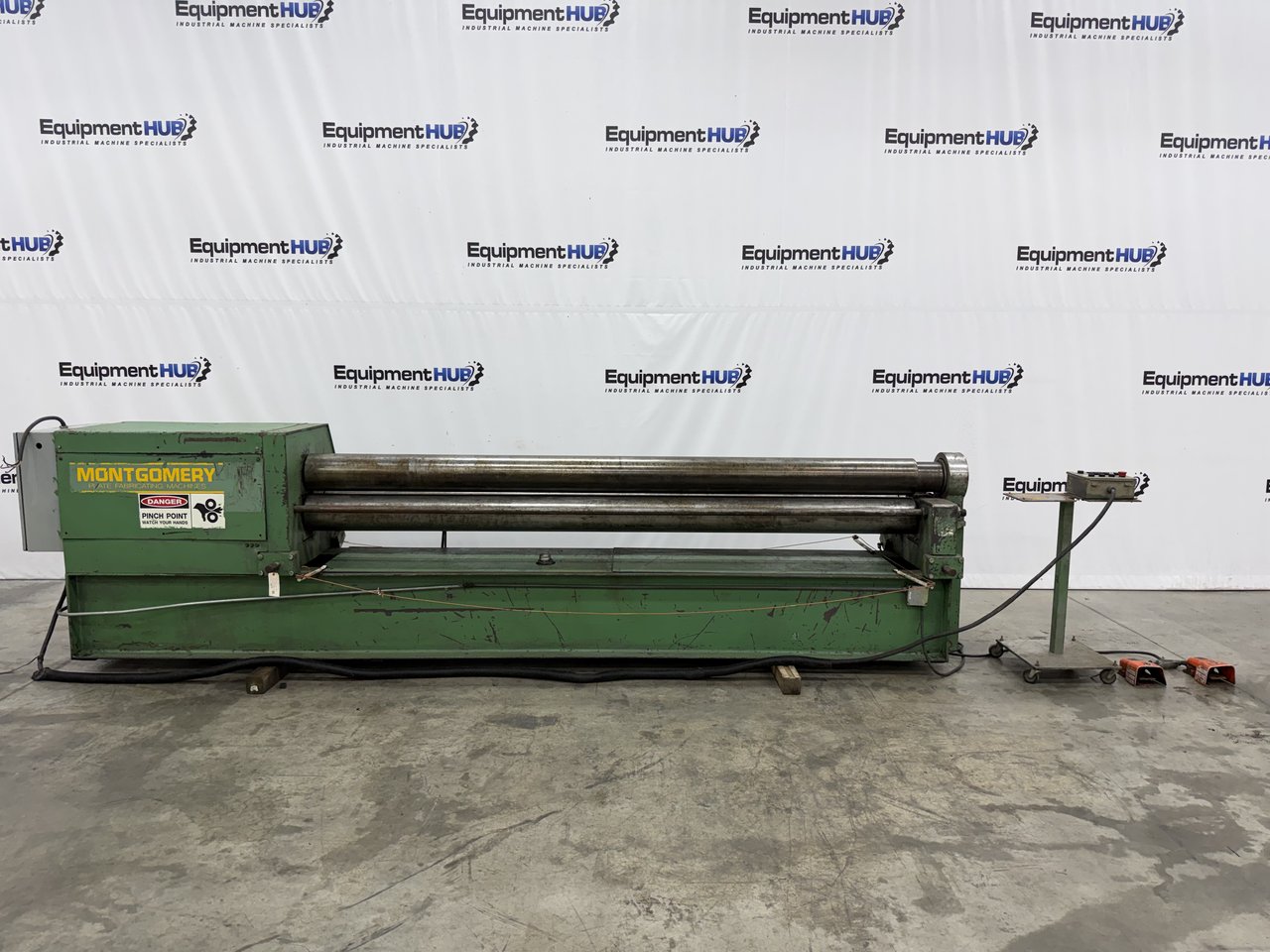 Montgomery 12012H 10' x 12 Ga. Hydraulic Plate Bending Roll