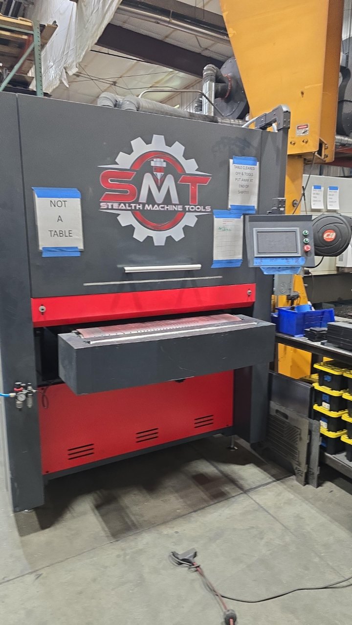 SMT 1000-1WB-4RB-VB 39" Wide Belt Deburring Machine (2024)